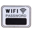 Mdf nástenná tabuľa White Wifi Password Chalk