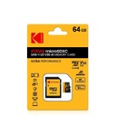 Pamäťová karta KODAK 64GB SDXC UHS-1 microSD Smartfóny Fotoaparáty Fotoaparáty Drony