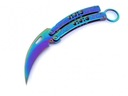 Nôž motýľ RAINBOW KARAMBIT BUTERFLY N-499B