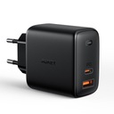 AUKEY PA-B3 Omnia GaN 1xUSB-C a 1xUSB-A PD 3.0 65W