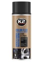 K2 COLOR FLEX GUMA SPREJ 400ml MATNÁ ČIERNA