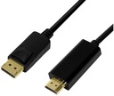 Kábel LOGILINK CV0129 5m HDMI - DisplayPort