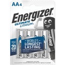 Energizer Ultimate Lithium AA LR6 1,5V batérie (4)