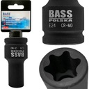 NÁRAZOVÁ ZÁSUVKA DLHÁ 3/4'' TORX E24 STAR BASS