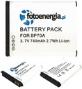 BATÉRIA BATÉRIA PRE SAMSUNG BP-70A BP70A SLB-70A 740MAH 3,7V