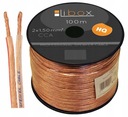 DVOJVODIČOVÝ KÁBEL HI-FI AUDIO REPRODUKTORU 2 x 1,5 mm CCA HQ 100 M