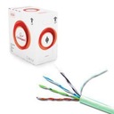 UTP kábel CAT 6 AWG24 drôt 305m šedý