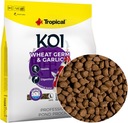 TROPICAL Koi Pšeničné klíčky & Garlic Pellet L 5L krmivo do rybníka