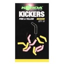 Korda Kickers ružovožlté polohovacie háčiky, M