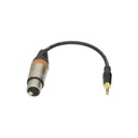 Klotz XLR-FP3.5 na XLR samica jack 3,5 mm adaptér