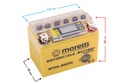 Moretti MTX4L-BS batéria (I-Gel) s indikátorom