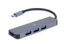 USB-C HDMI Hub 3xUSB 3.0 adaptér