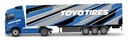 VOLVO FH16 Globetrotter 750 XXL TOYO PNEUMATIKY 1:43 BBURAGO 31461