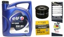 Olej ELF Evolution 900 SXR 5W30 + FILTRON OP643/3