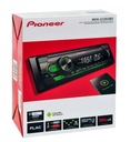 Autorádio PIONEER MVH-S120UBG FLAC AUX USB ANDROID 1-DIN zelené