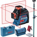 BOSCH Krížový laser 3 x 360° GLL 3-80 + Tyč