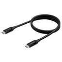 Kábel USB4/Thunderbolt 3 Edimax UC4-010TB V2 1m USB-C na USB-C čierny