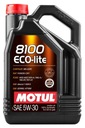 5W30 8100 ECO LITE 5 MOTUL OLEJ 5W30 5L 8100 ECO LITE SP / GM DEXOS1 GEN3