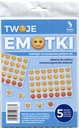 TRANSPARENTNÉ NÁLEPKY EMOCIE 5 KS