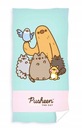 PUSHEEN plážová osuška z mikrovlákna na dovolenku pláže bazén 70x140