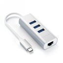 SATECHI ALUMINIUM USB-C HUB 3x USB-A ETHERNET