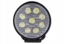 Pracovná LED lampa, zaostrené svetlo, 27W 12V/24V