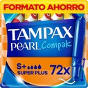 TAMPAX TAMPÓNY COMPAK SUPER PLUS S APLIKÁTOROM x72