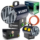 PLYNOVÝ OHRIEVAČ Wuber Tools W15011 [VÝKON: 25kW] + HADICE + REDUKTOR