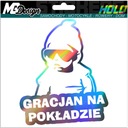 Nálepka na okno GRACJAN ON BOARD HOLOGRAM