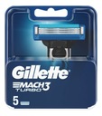 Gillette Mach3 Náhradné čepele na holiace strojčeky, 5 ks.