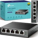 Stolný prepínač TP-LINK TL-SG1005LP so 4 portami PoE+