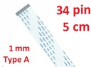 Flex páska FPC FFC VW-1 AWM 20624 80C 60V 5cm 34Pi