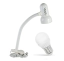 Stolná lampa s klipom LARGE + 6W LED E27 ŽIAROVKA