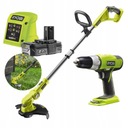 Ryobi 18V zastrihávač + RLT1832CD3HS + 2Ah SKRUTKOVAČ