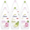 Dove Ochranný obnovujúci kúpeľový a sprchový gél pre ženy 450 ml x6 MIX