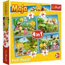 Puzzle Trefl 4v1 Dobrodružstvá včielky Mayy