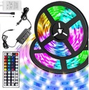 SMD 5050 RGB LED PÁS BIELE DIAĽKOVÉ OVLÁDANIE IP65 5M