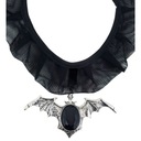 BLACK HALLOWEEN BAT CHOKER