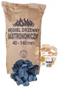 gastronomický gril drevené uhlie 10 kg PREMIUM 4 - 14 cm + drevená vlna RAVI