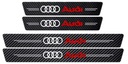 Nálepka na prah dverí Audi Carbon