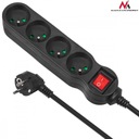 Maclean Power strip 4g 5m MCE182 2300W čierny