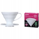 Prekvapkávač Hario V60-01 biely + filter Hario V60-01 40 kusov