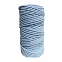 BAVLNA macrame STRING 5mm 100m modrá