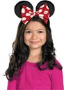 DISNEY KARNEVALOVÝ KOSTÝM DISNEY JEDNORÁZOVÁ ČELENKA VEĽKÉ UŠI MINNIE MOUSE