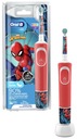 ORAL-B ELEKTRICKÁ ZUBNÁ KEFKA PRE DETI SPIDERMAN NÁLEPKY APLIKÁCIA 3+