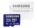 SAMSUNG PRO Plus 256GB microSD UHS-I U3 Full HD 4K