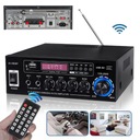 RECEIVER 3000W BLUETOOTH USB STEREO ZOSILŇOVAČ FM rádio MP3 230V / 12V