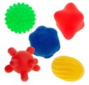 SENSORY BALLS, SHAPE, sada 5 ks, TULLO