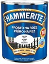 Farba na hrdzu Hammerite, LESK BIELA ​​2,5L