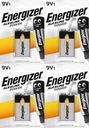 Alkalická batéria Energizer 9V 6F22 6LR61 x4